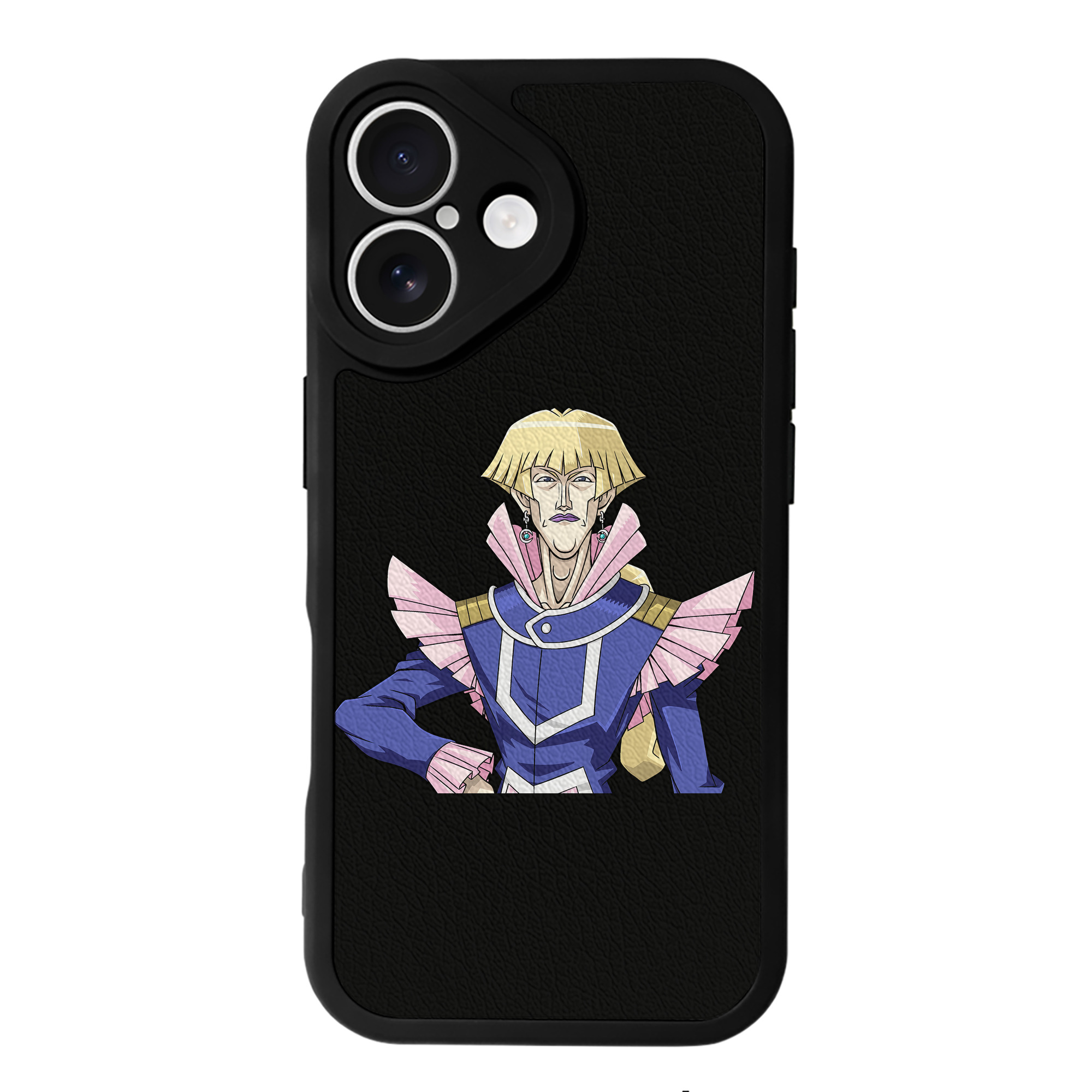 （画像用） 遊☆戯☆王 Yu-Gi-Oh! 【iPhone 16シリーズ対応】シリコンスマホケース（レザー調） 材質：シリコン